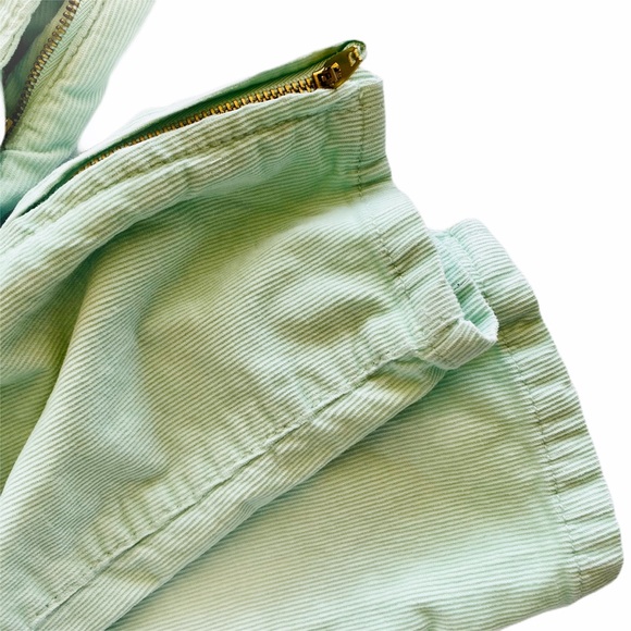 H&M Corduroy Mint Green Pants Size 8 - Picture 4 of 7